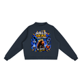 Halo Head: Holy Crap: Essential Fleece Mock-Neck Crew Sweatshirt