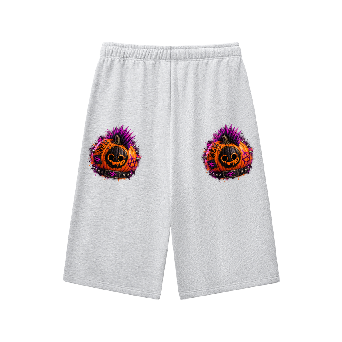 Relaxed Drawstring Three-quarter Sweatpants (AR-HH Halloween)
