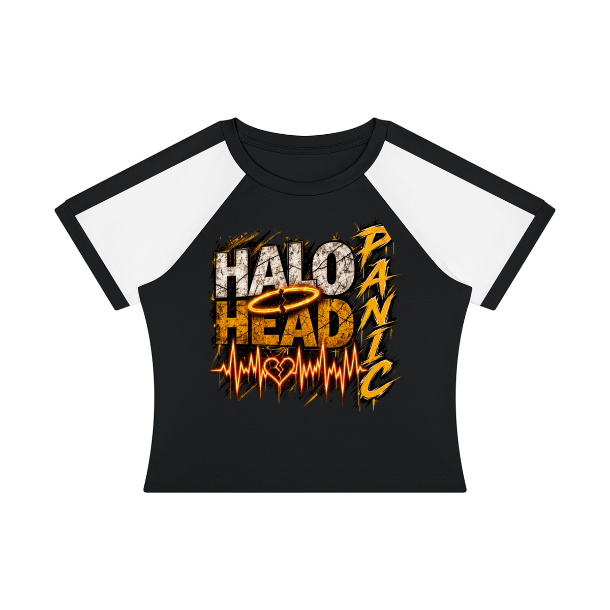 Women’s Slim Raglan Color Block T-Shirt