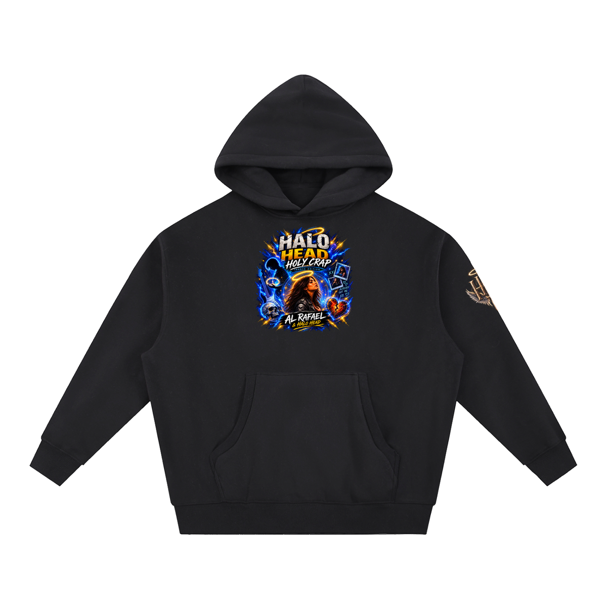 Halo Head: Holy Crap Essential Oversized Boxy Fit Fleece Hoodie