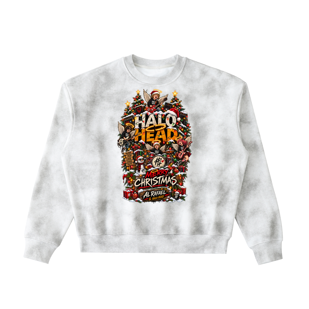 Dirty Washed Boxy Fleeced Sweatshirt
