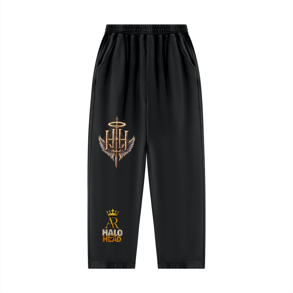 AR Halo Head brand: Unisex Mineral Wash Balloon Sweatpants