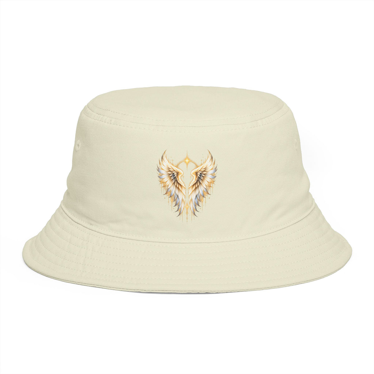 Winged Halo Head Bucket Hat