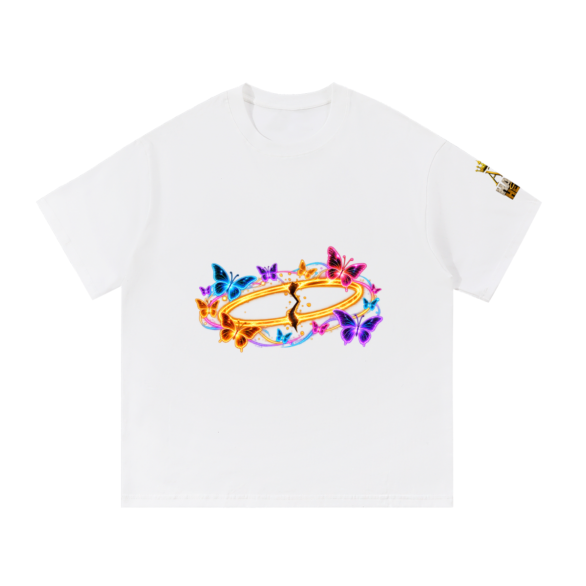 Halo Head Butterflies Essential Cotton T-Shirt