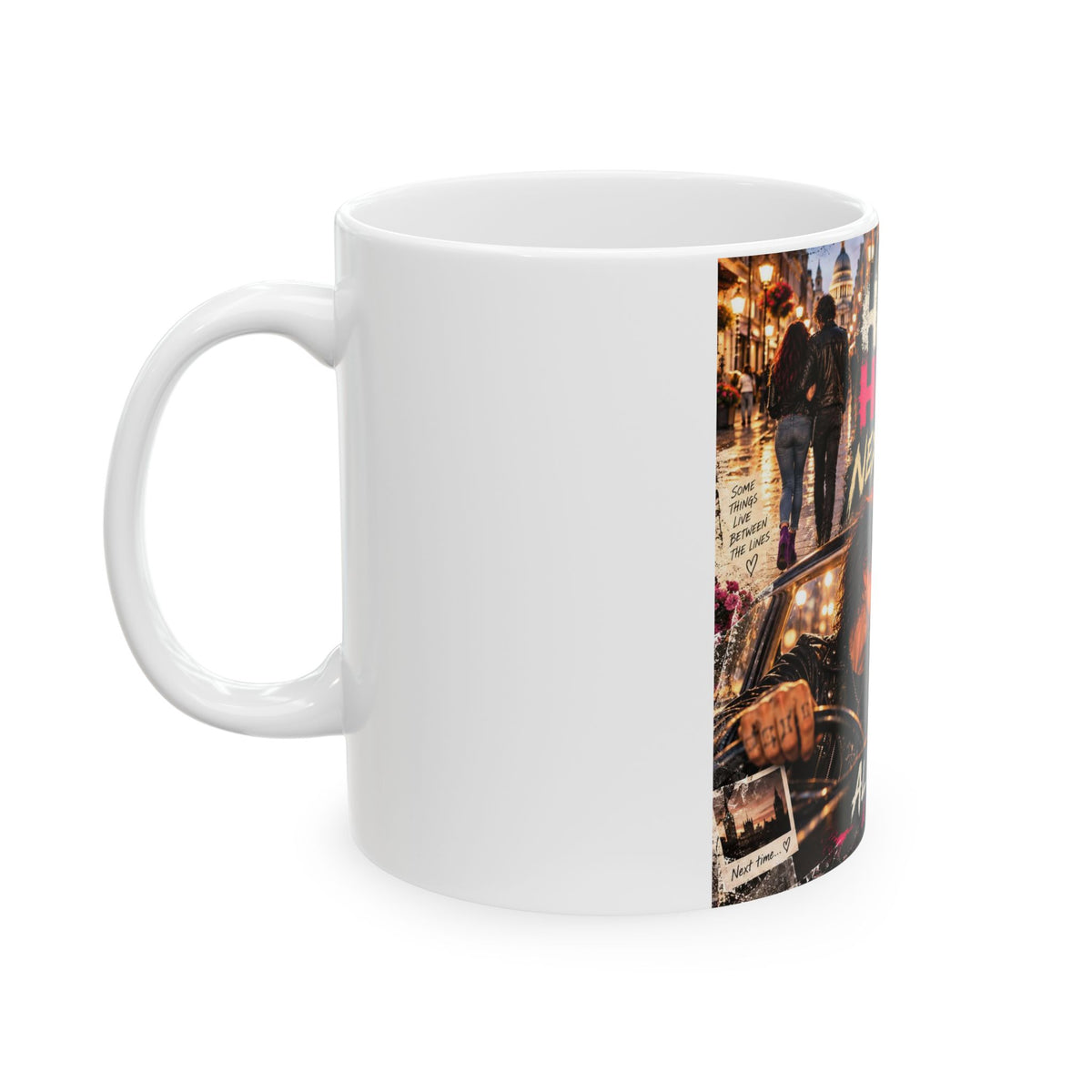 Halo Head Ceramic Mug, (11oz, 15oz)