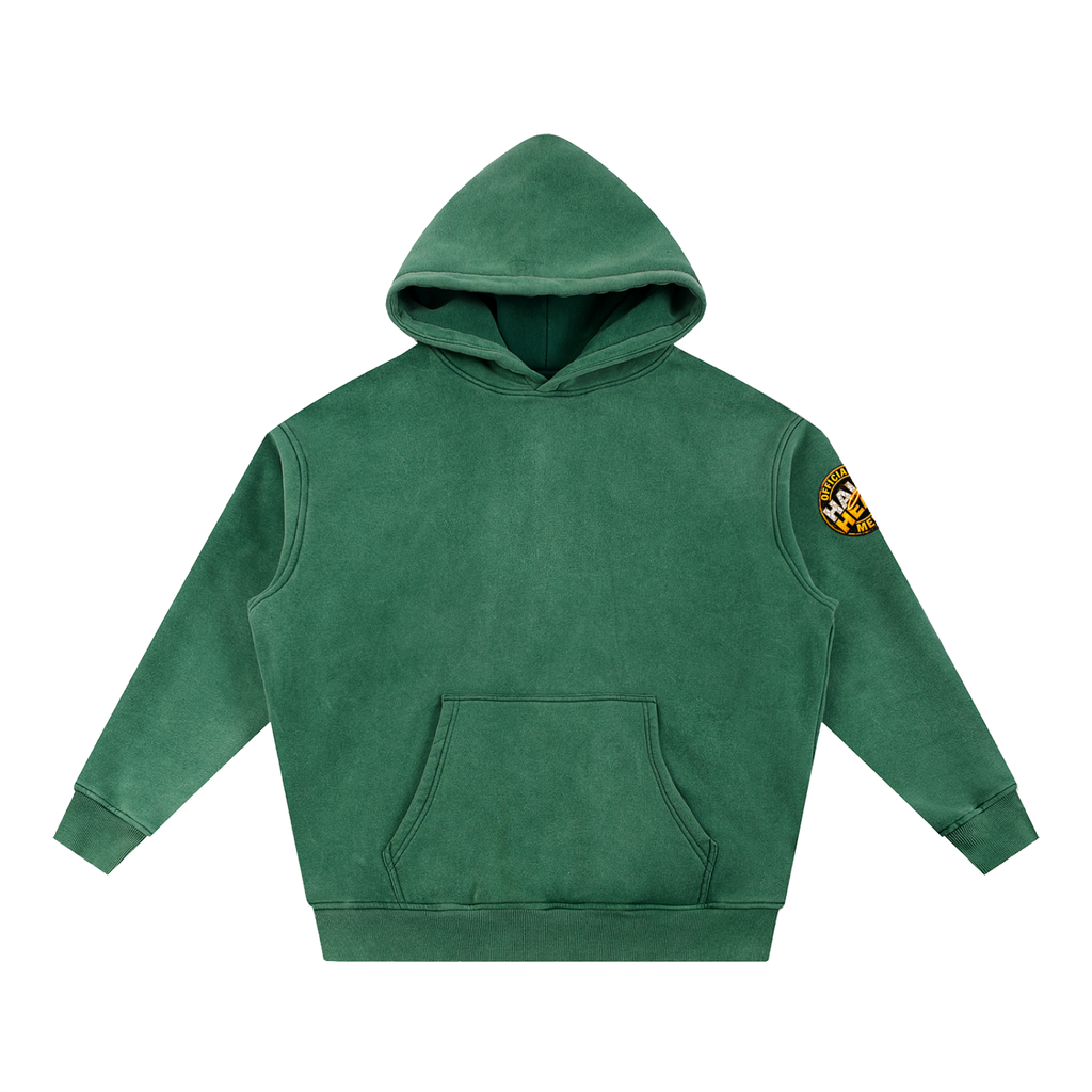 Cute Chick Snow Wash Fleece Oversize Hoodie (Unisex)