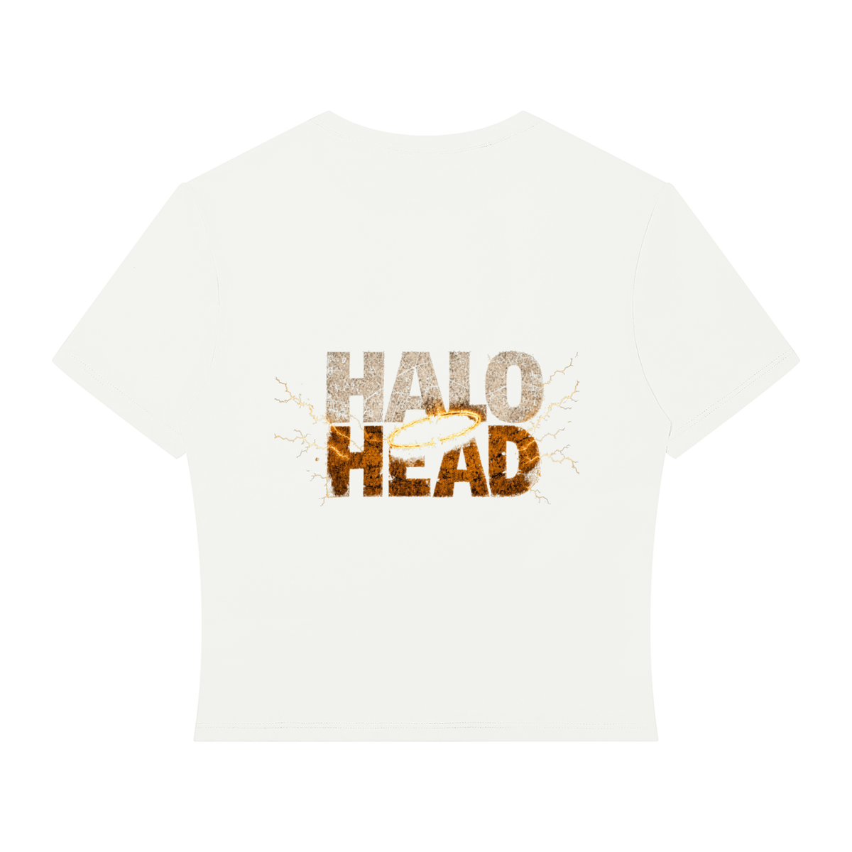 AR Halo Head: Take a Seat. Brand Women’s Performance Crop T-Shirt