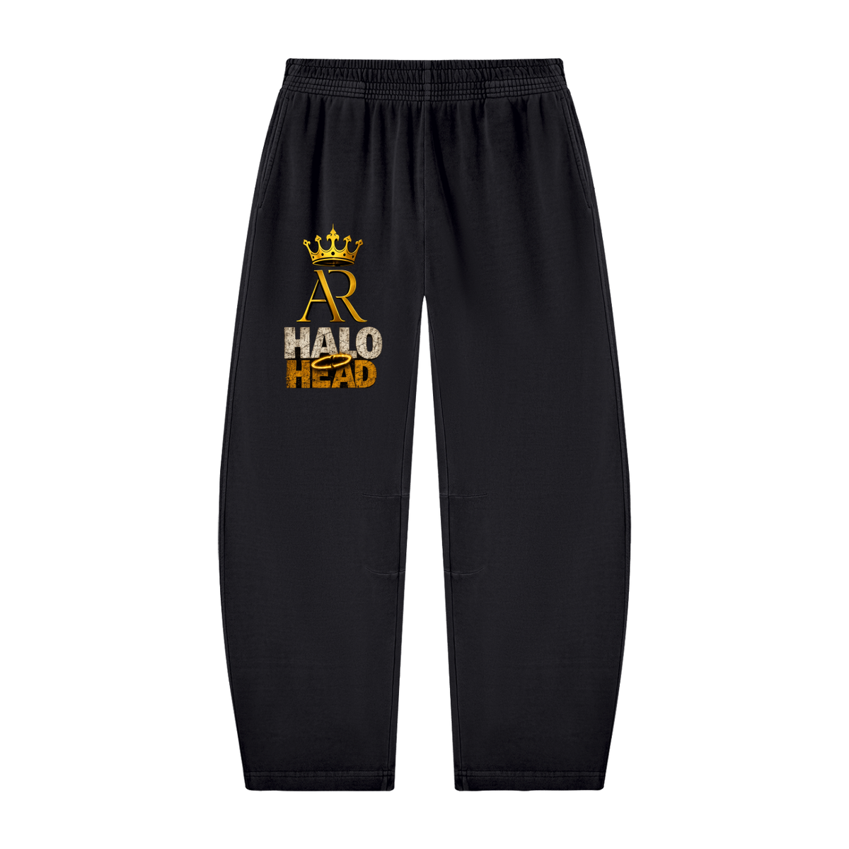 Unisex Vintage Washed Barrel Leg Sweatpants