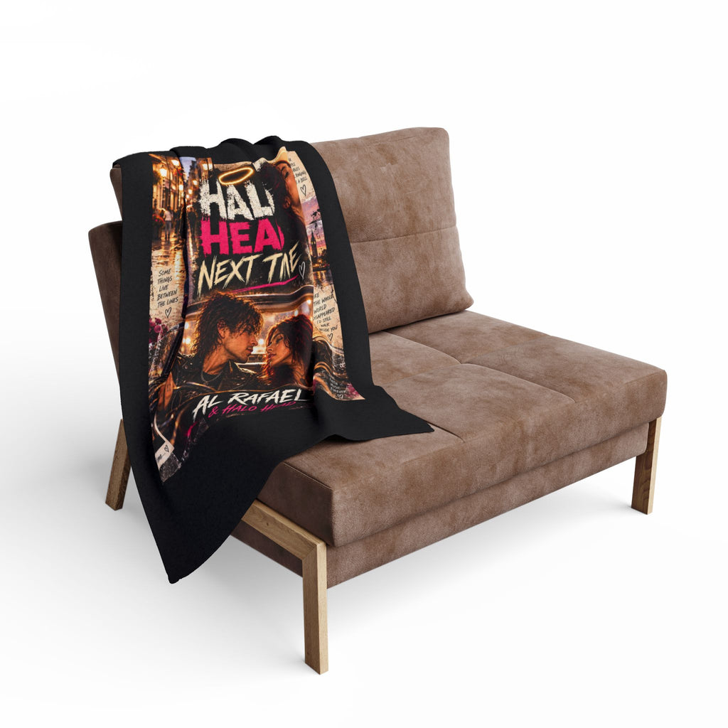 Halo Head Next Time Fleece Blanket — Retro Romance Arctic Throw