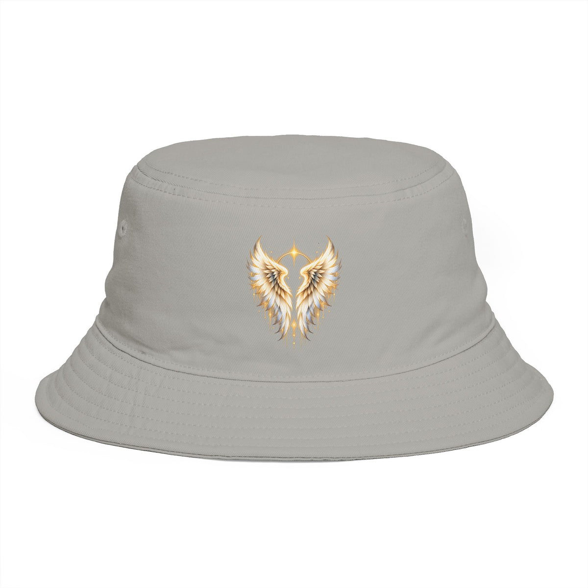 Winged Halo Head Bucket Hat