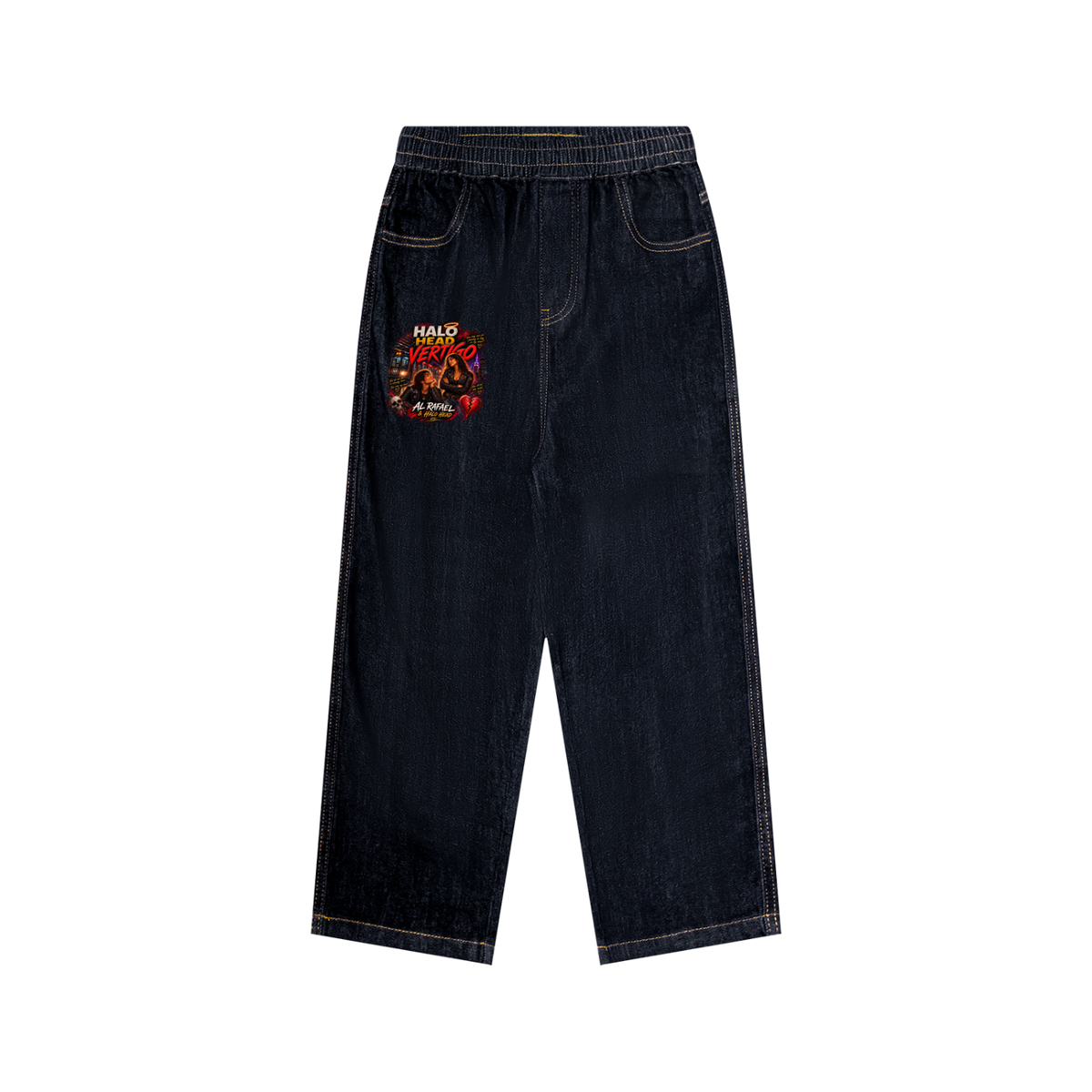 Kid’s Straight Leg Elastic Waist Jeans