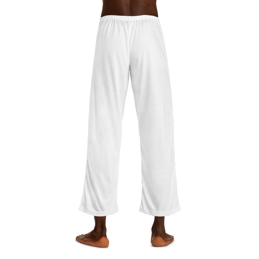 Pajama Pants — Gold Crown "Halo Head" Graphic Lounge Pants for Men