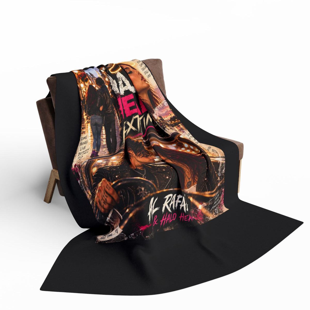 Halo Head Next Time Fleece Blanket — Retro Romance Arctic Throw