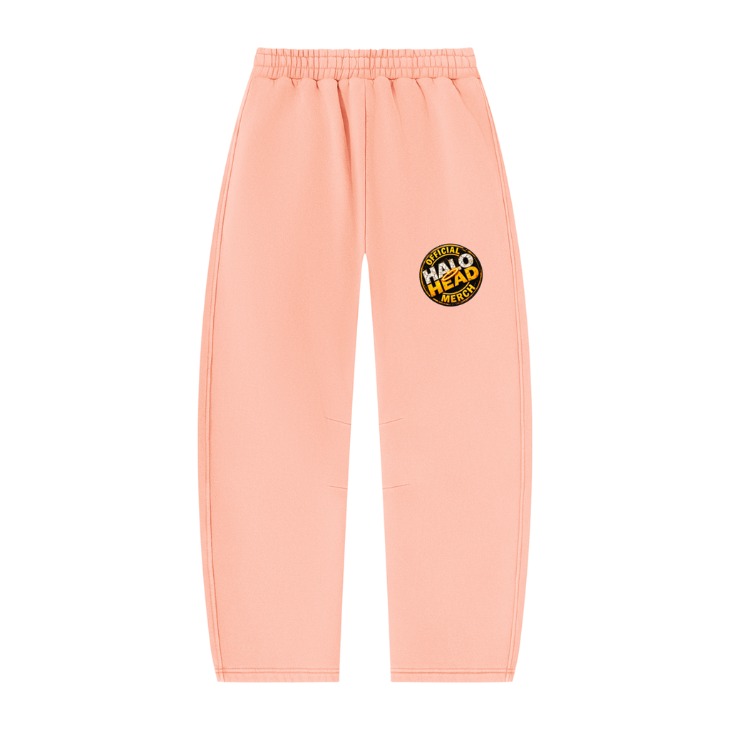 ATD Halo Head Unisex Vintage Wash Barrel Leg Fleece Sweatpants