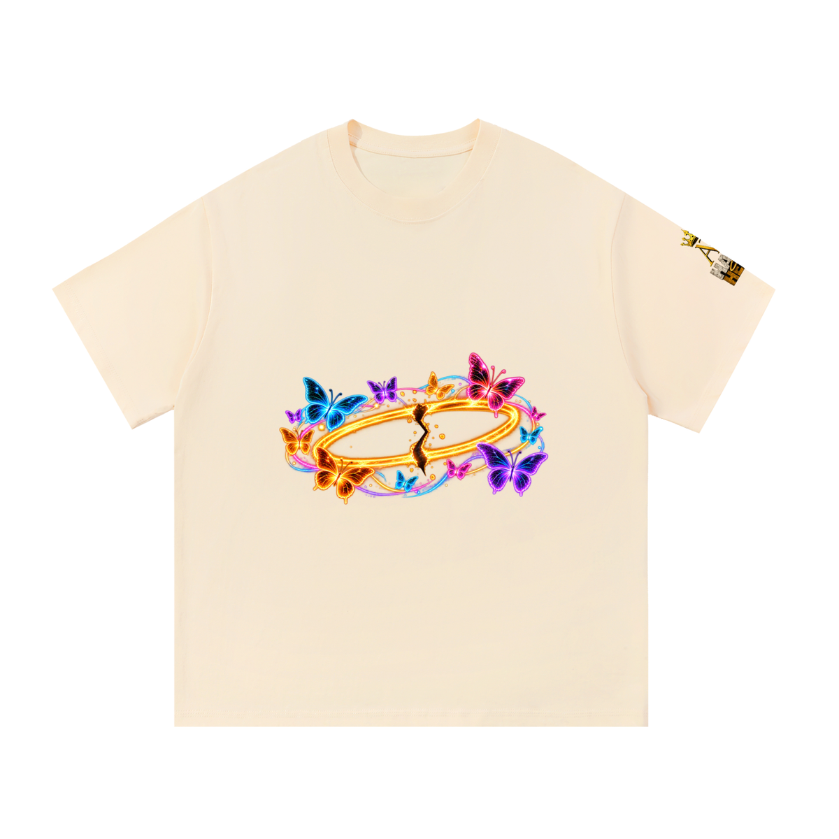 Halo Head Butterflies Essential Cotton T-Shirt