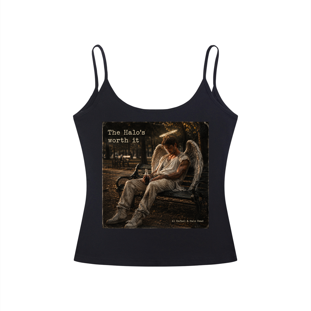 Angel Women’s Slim Fit Open-Back Tank Top