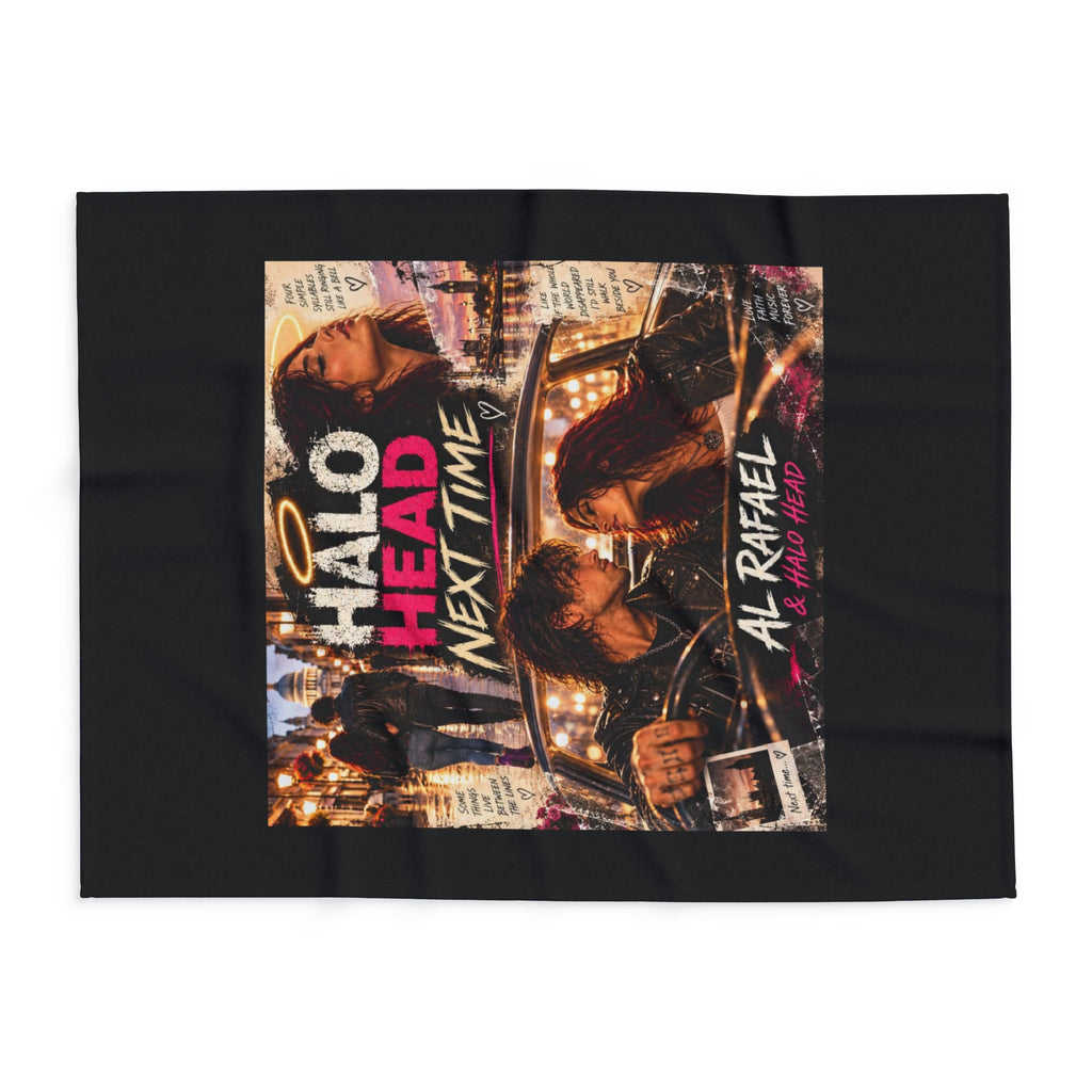 Halo Head Next Time Fleece Blanket — Retro Romance Arctic Throw