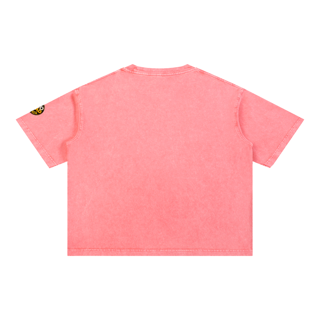 Halo Head Entangled Mineral Wash Boxy Cotton T-Shirt