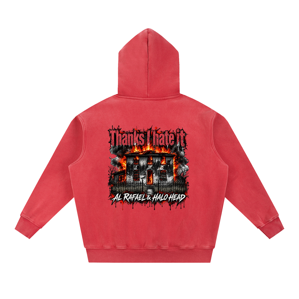 AR Halo Head: Snow Wash Fleece Oversize Hoodie