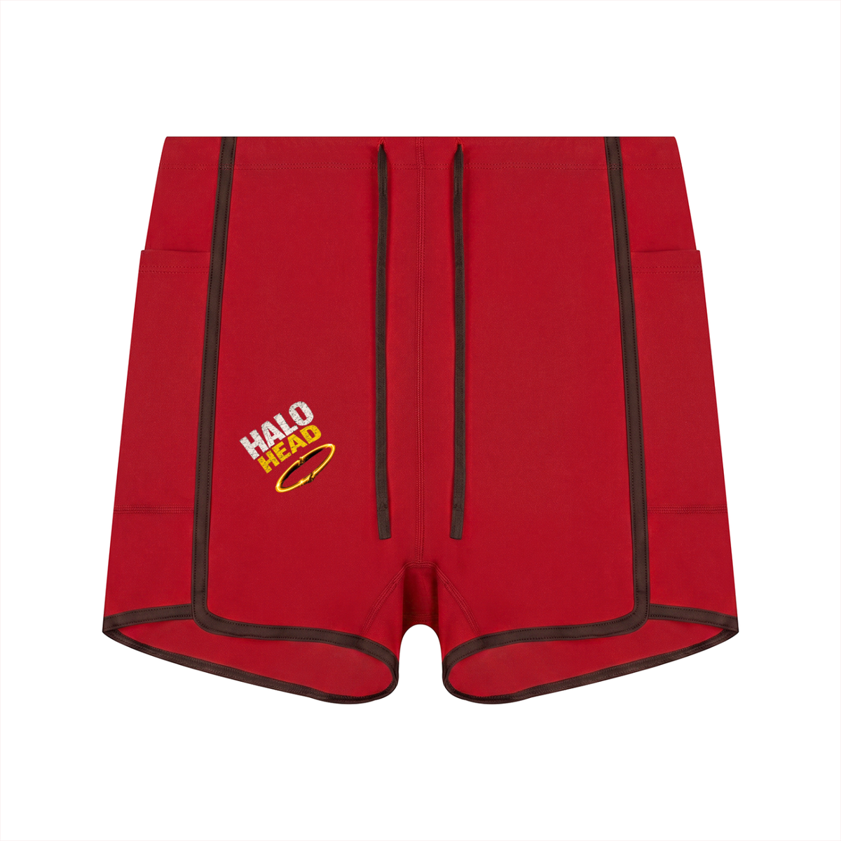 Women's High Rise Color Block Yoga Shorts
