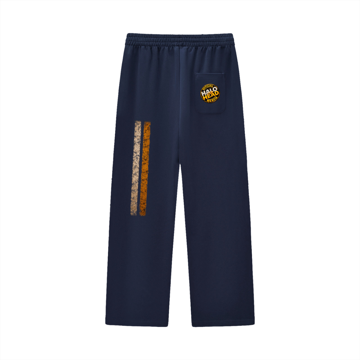Halo Head Curved Stripe Straight Sweatpants