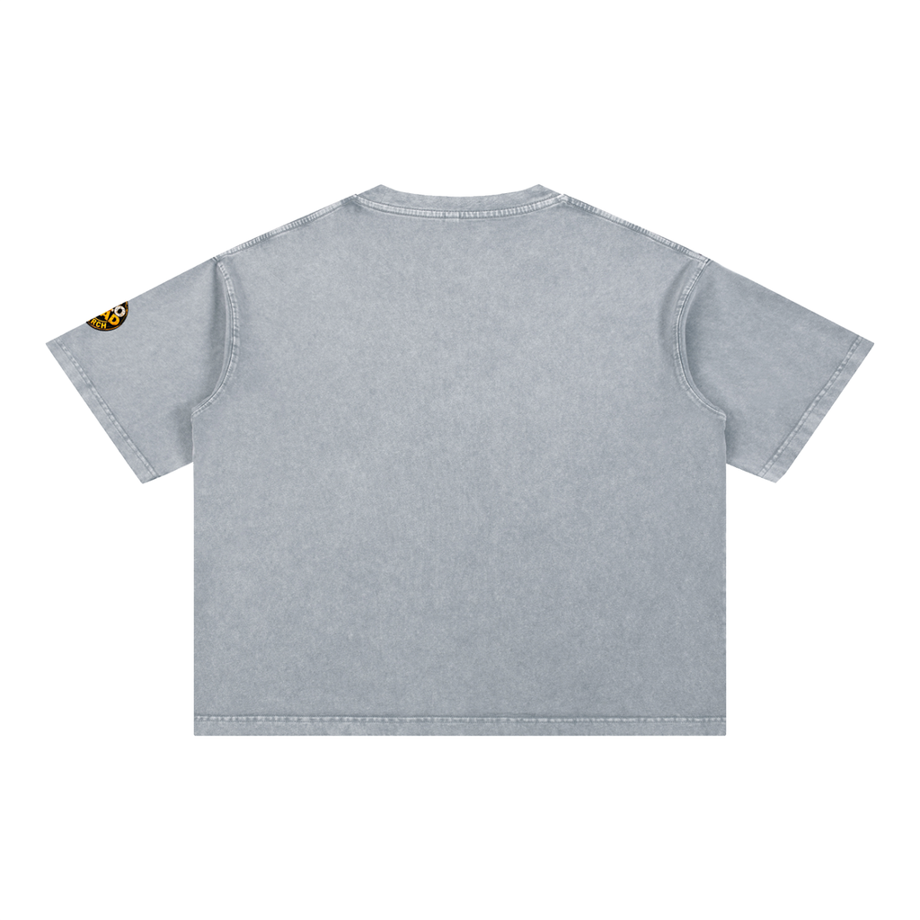 Halo Head Entangled Mineral Wash Boxy Cotton T-Shirt