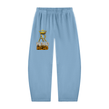 Unisex Vintage Washed Barrel Leg Sweatpants