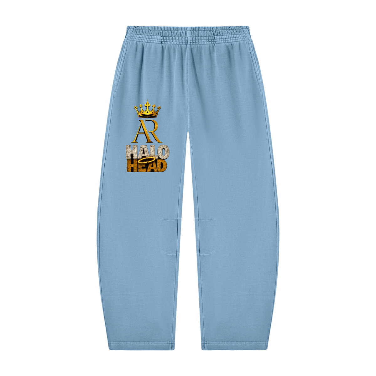 Unisex Vintage Washed Barrel Leg Sweatpants
