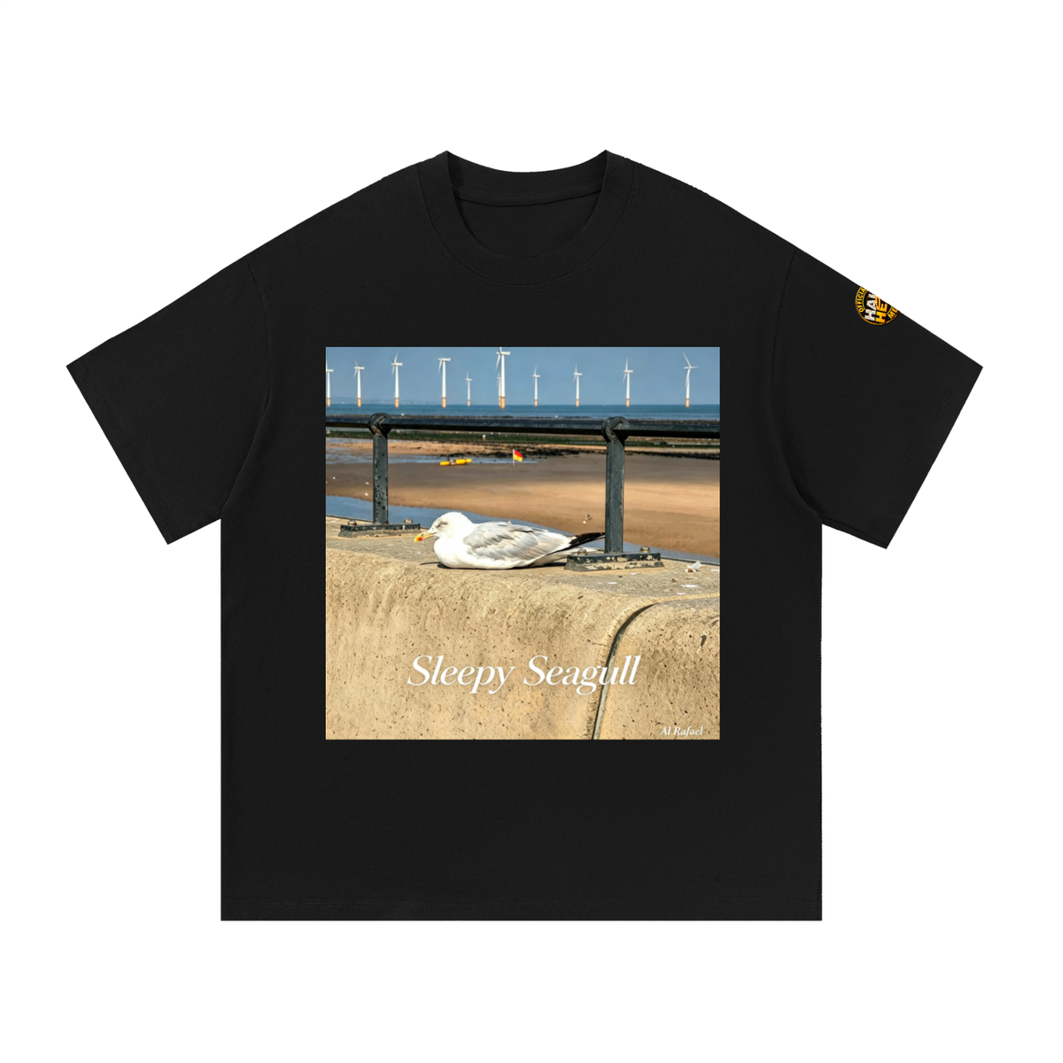 Sleepy Seagul Cotton T-Shirt
