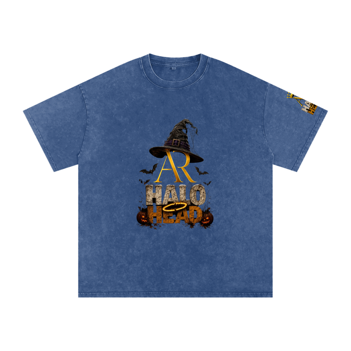 Snow Washed Oversized Cotton T-Shirt (AR-HH Halloween)