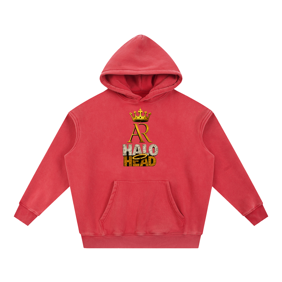 AR Halo Head: Snow Wash Fleece Oversize Hoodie