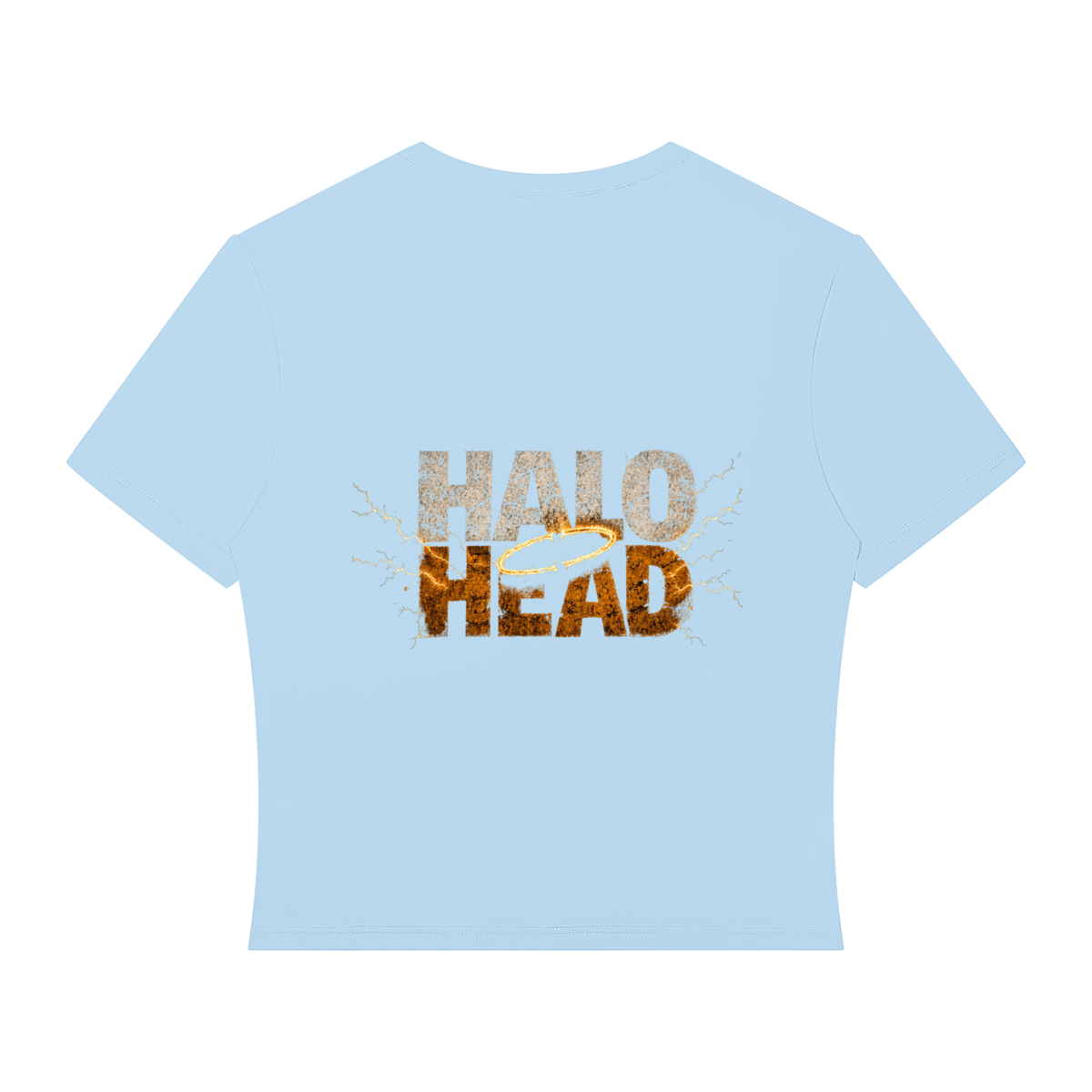 AR Halo Head: Take a Seat. Brand Women’s Performance Crop T-Shirt