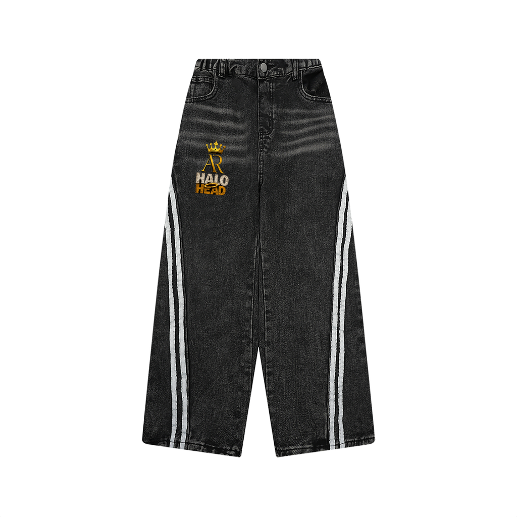 Kid’s Vintage Wash Side Stripe Jeans