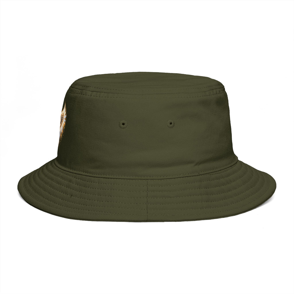 Winged Halo Head Bucket Hat