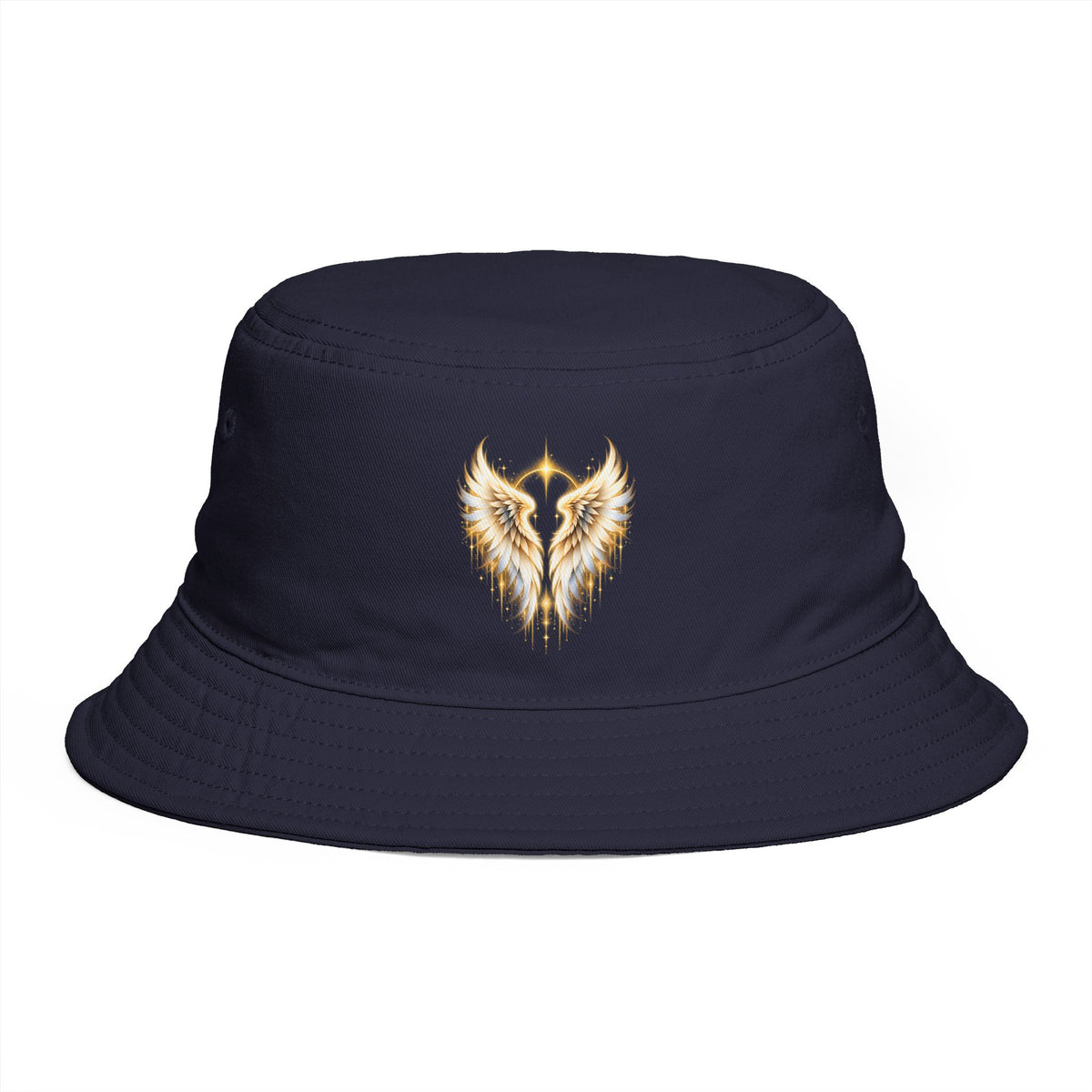 Winged Halo Head Bucket Hat