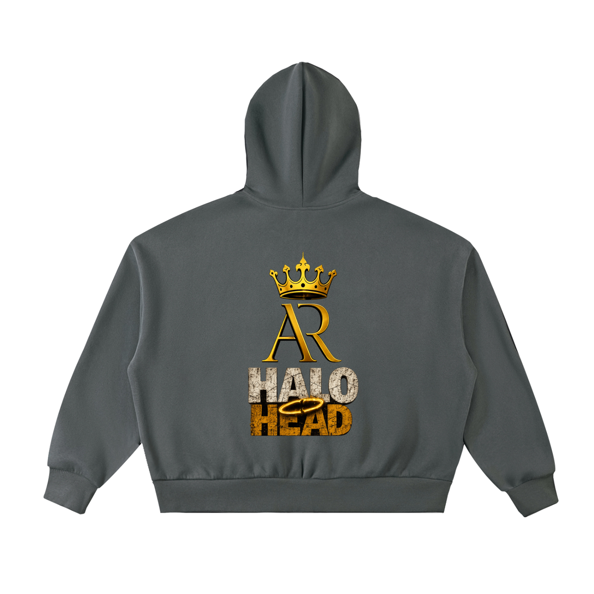Halo Head: Holy Crap Fleeced Full-Zip Boxy Hoodie