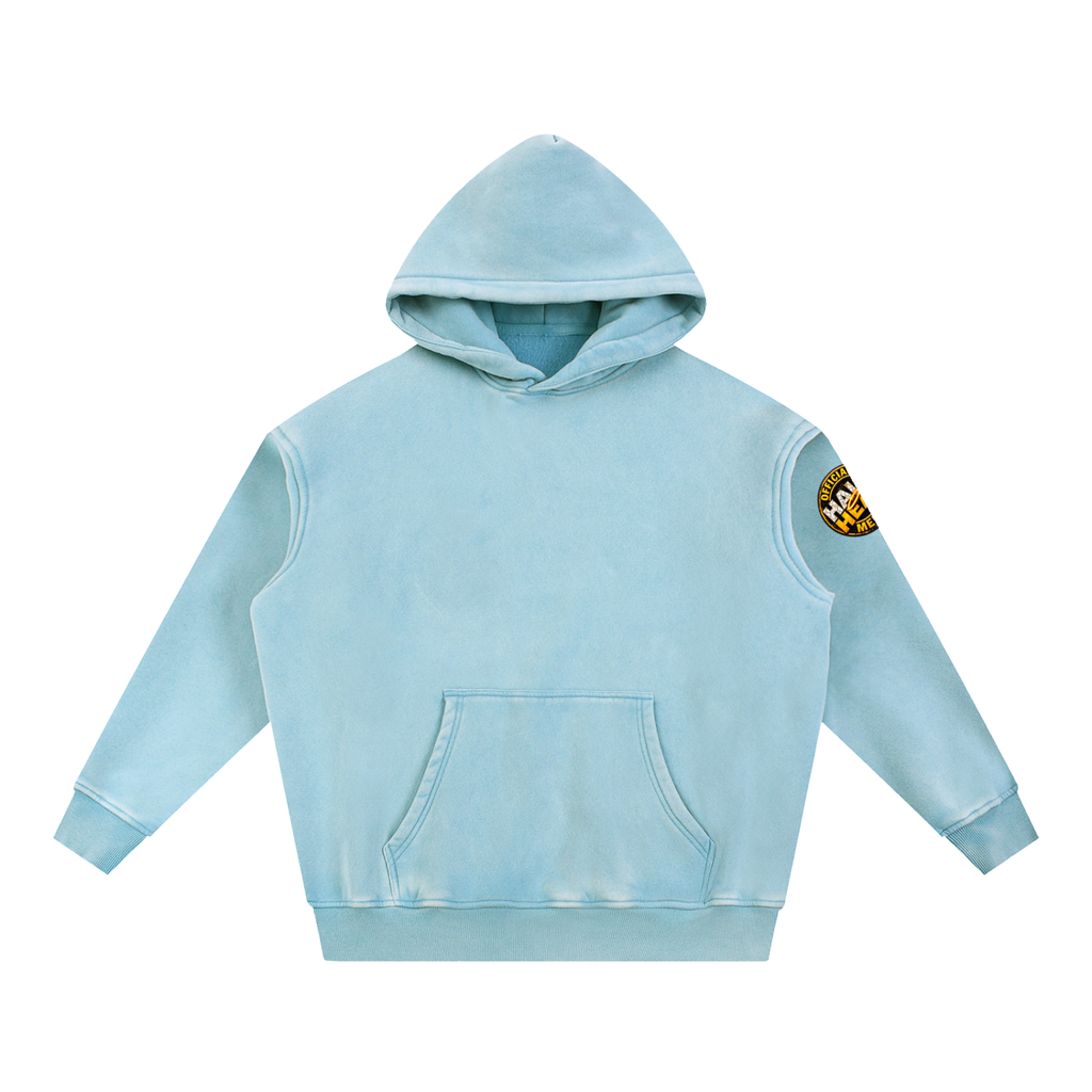 Cute Chick Snow Wash Fleece Oversize Hoodie (Unisex)