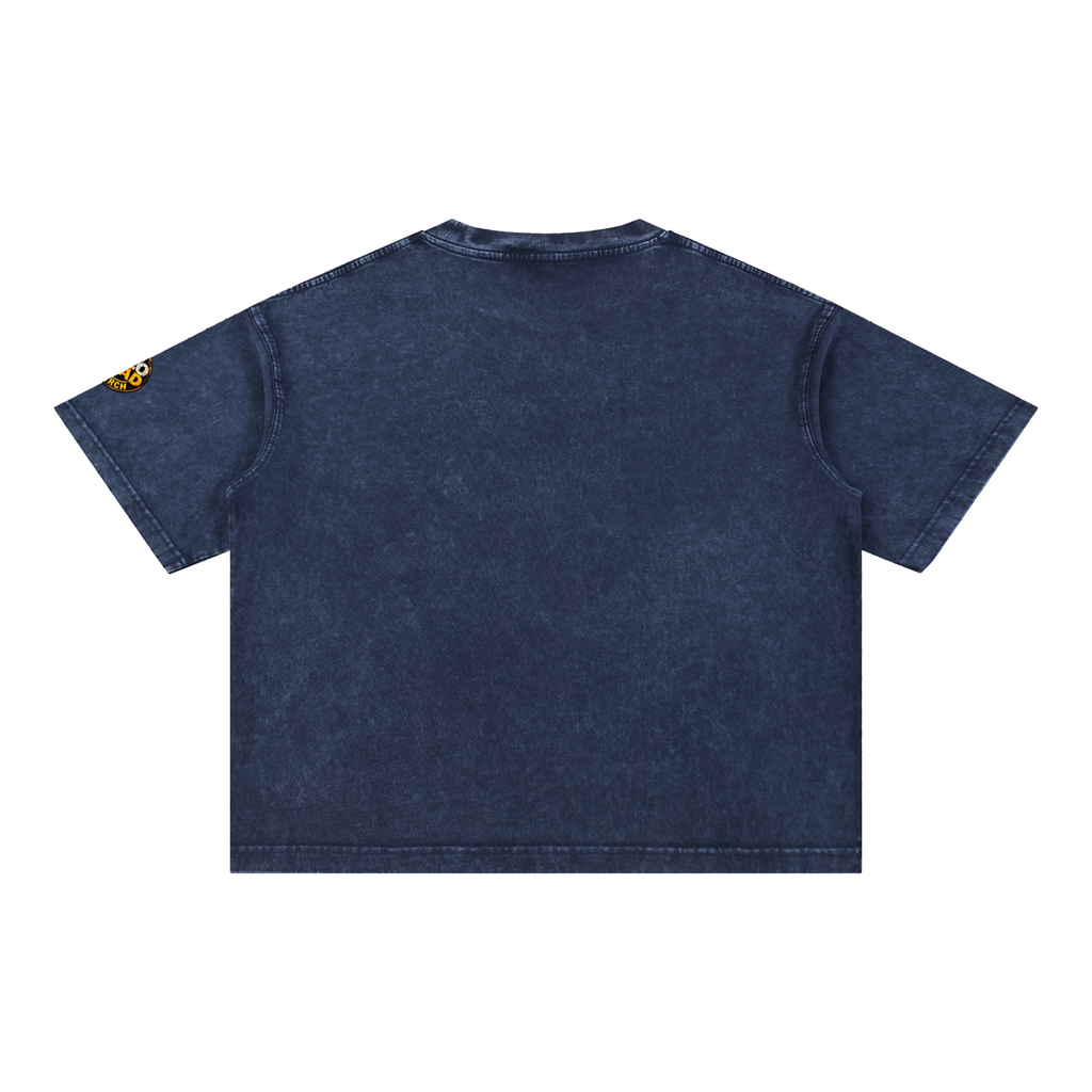 Halo Head Entangled Mineral Wash Boxy Cotton T-Shirt