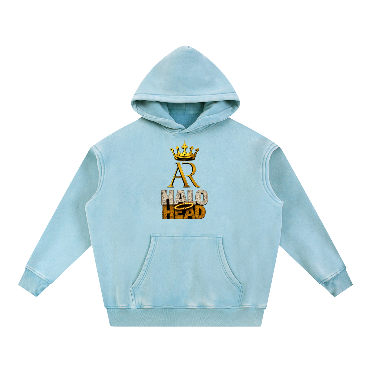 AR Halo Head: Snow Wash Fleece Oversize Hoodie
