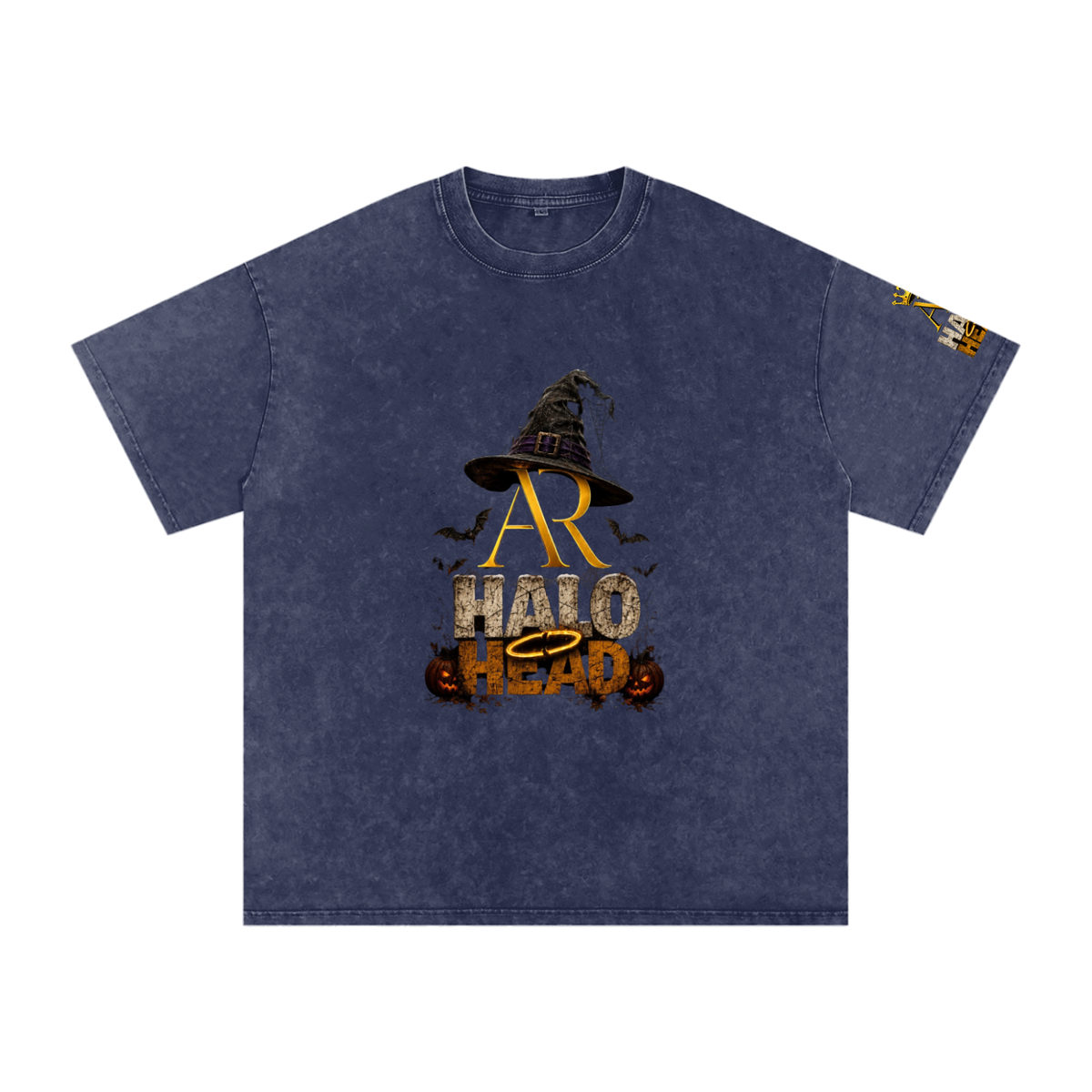 Snow Washed Oversized Cotton T-Shirt (AR-HH Halloween)