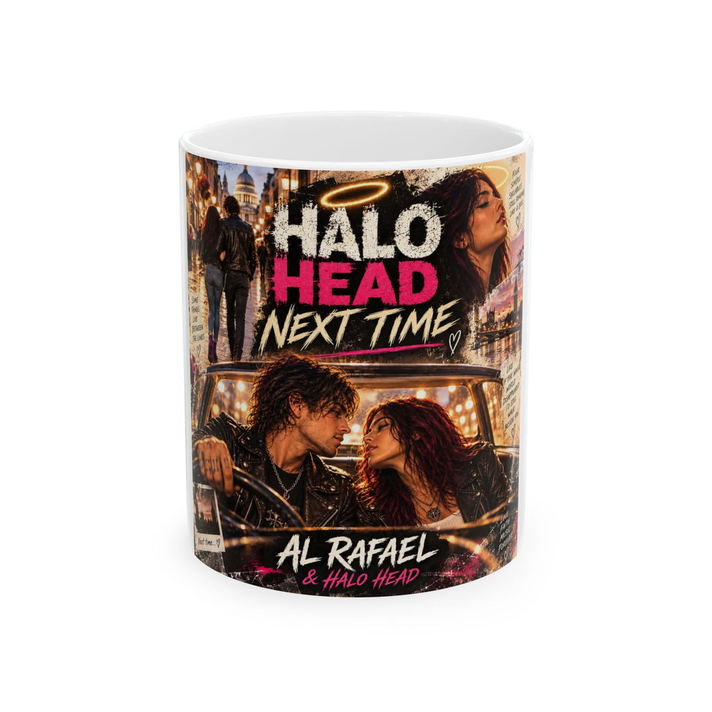 Halo Head Ceramic Mug, (11oz, 15oz)