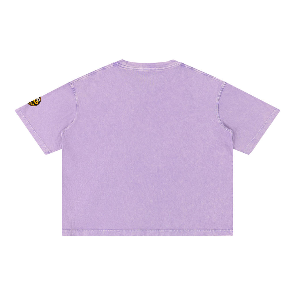 Halo Head Entangled Mineral Wash Boxy Cotton T-Shirt