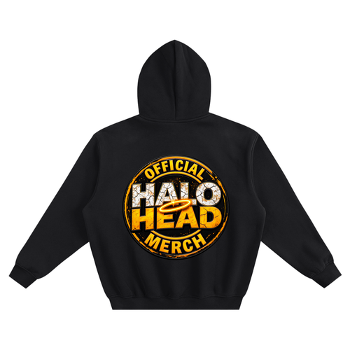 AR Halo Head Fleeced Boxy Hoodie