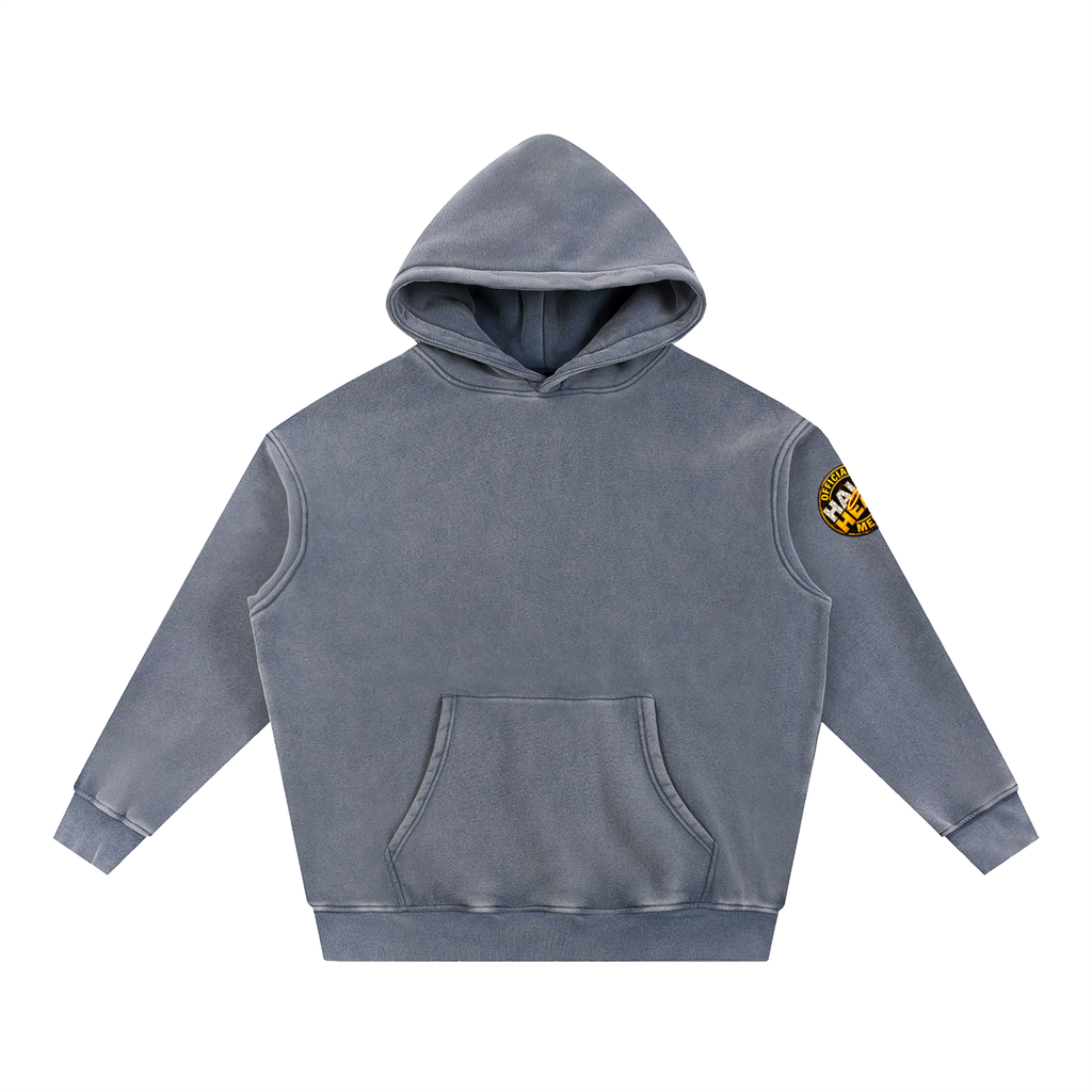 Cute Chick Snow Wash Fleece Oversize Hoodie (Unisex)