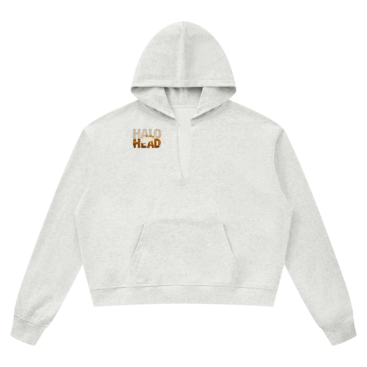Halo Head: Holy Crap Unisex Boxy Raw Edge Hoodie