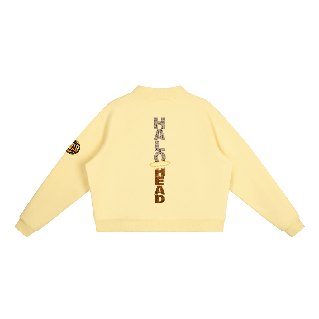 Halo Head Essential Fleece Mock-Neck Crew Sweatshirt