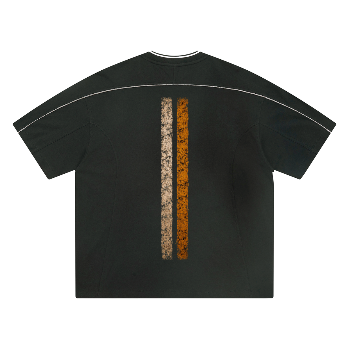Unisex Halo Head Oversized Contrast Tape T-Shirt