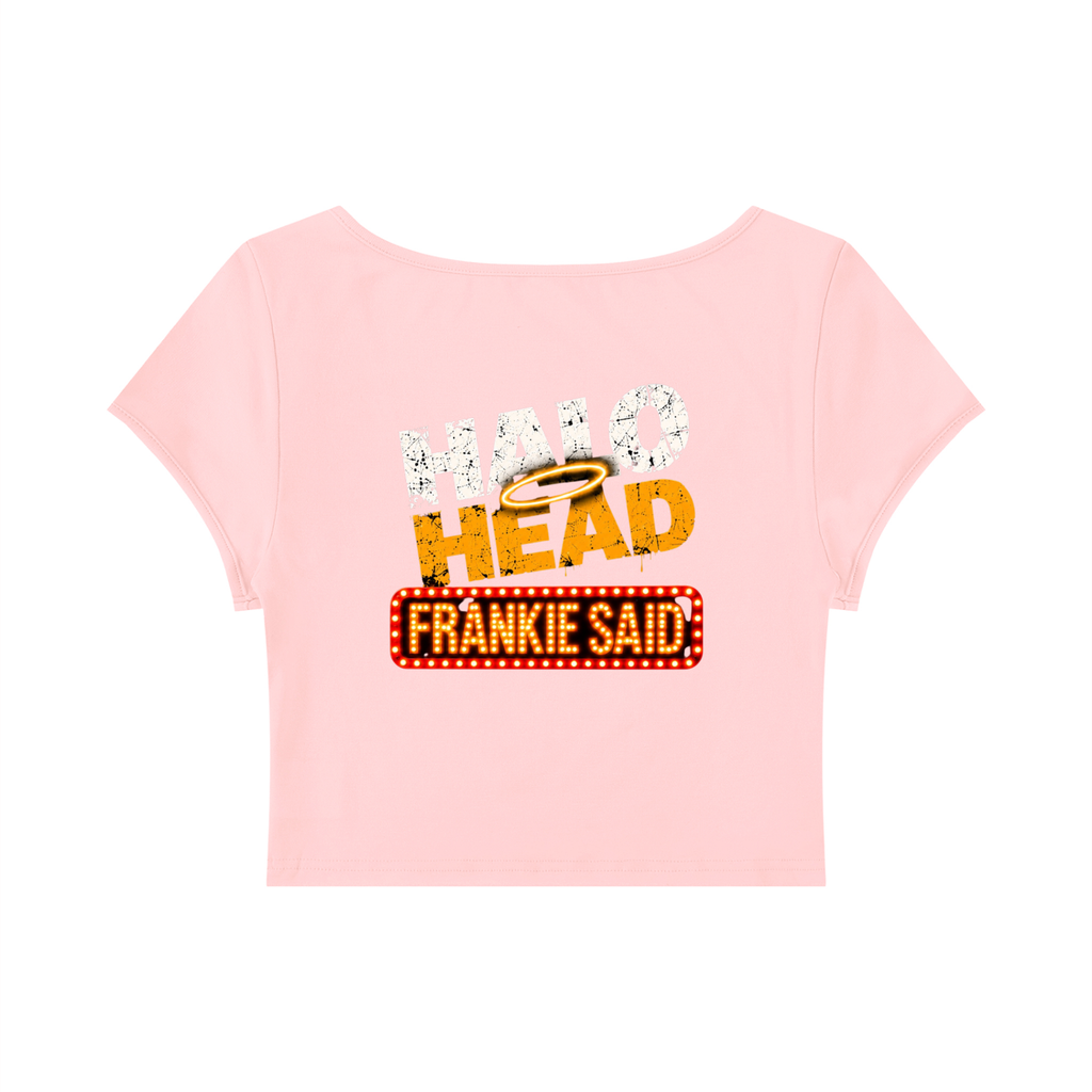 Frankie Said Women's Slim Cap Sleeve Crop T-Shirt