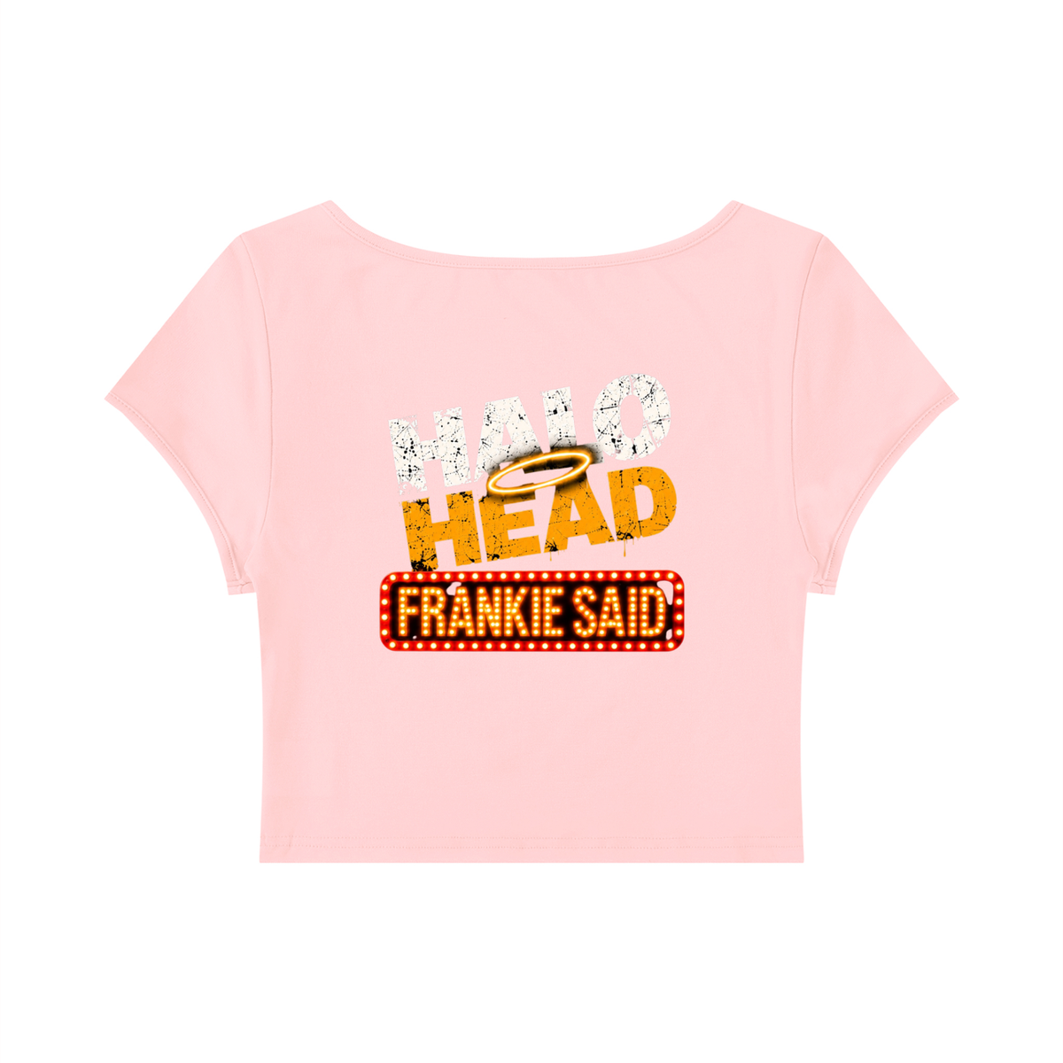 Frankie Said Women's Slim Cap Sleeve Crop T-Shirt