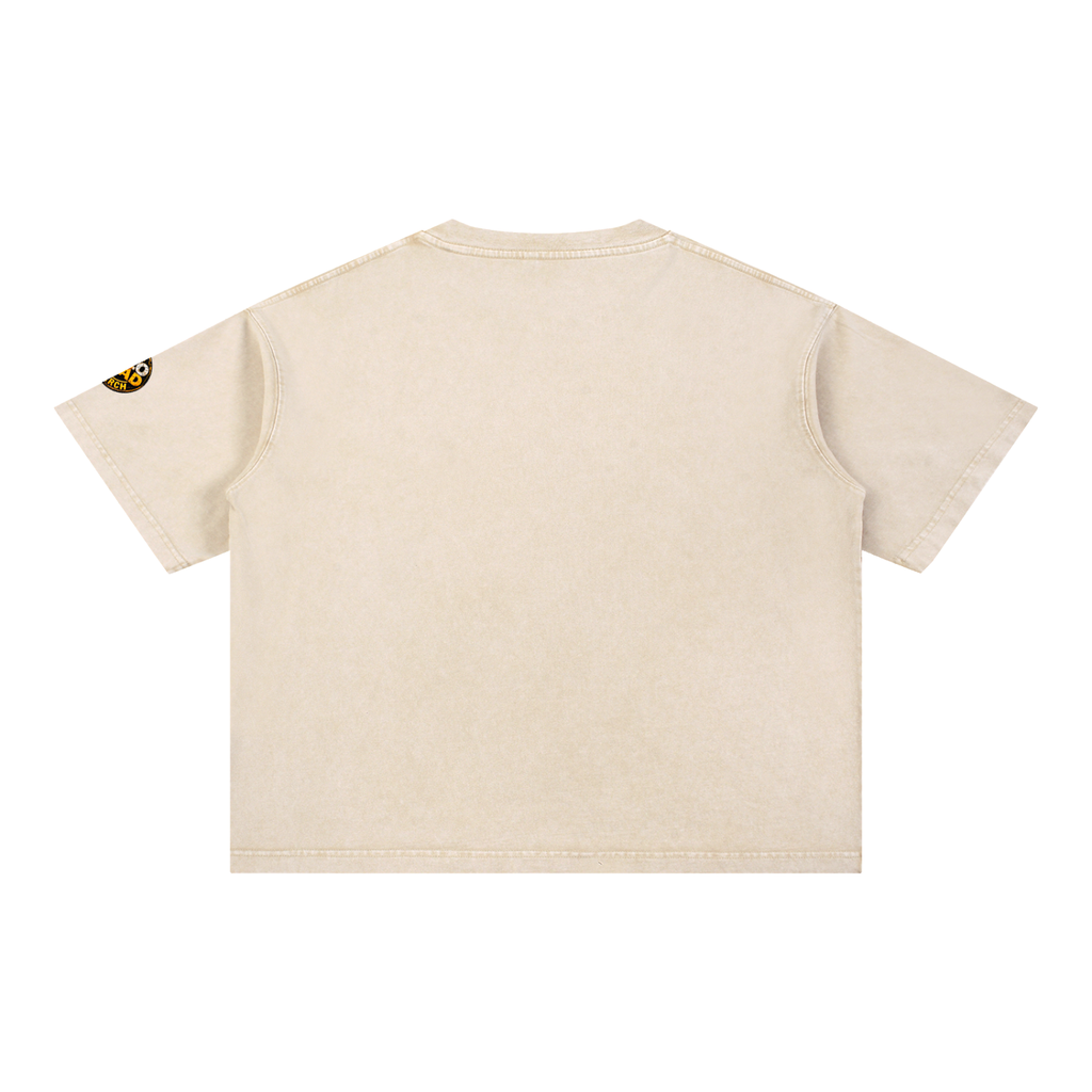 Halo Head Entangled Mineral Wash Boxy Cotton T-Shirt